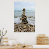 Rock Pillar Monument - Mackinac Island, Michigan Poster (Keuken)
