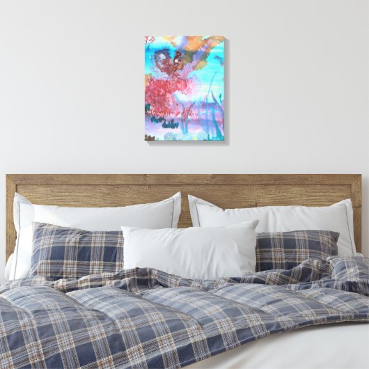 Rock Pool. Canvas Afdruk (Insitu (Slaapkamer))