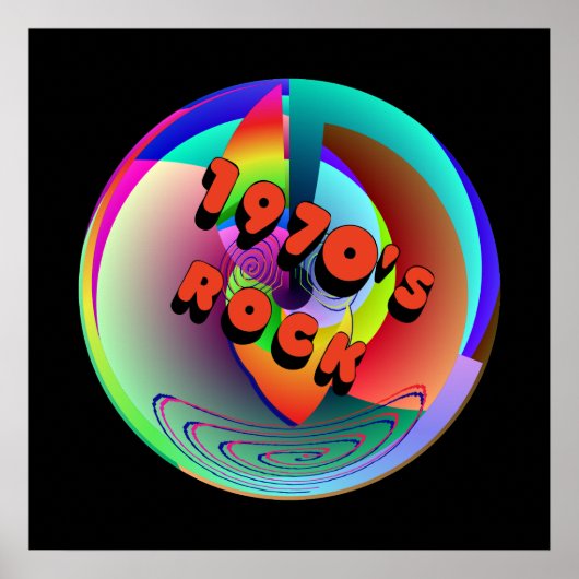 Rock Poster uit 1970 (Voorkant)