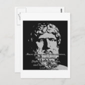 Rock Quotes - Plato Briefkaart (Voorkant / Achterkant)