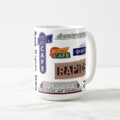 Rock Rapids, Iowa  bewegwijzering mok (Voorkant rechts)