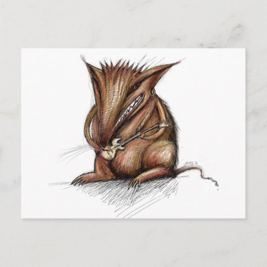 Rock Rat Briefkaart (Voorkant)