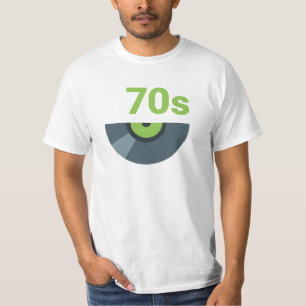 Rock Record Music van de jaren 70 en 70 T-shirt