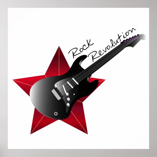 Rock revolutie poster (Voorkant)