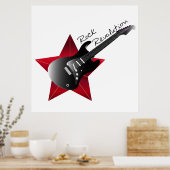 Rock revolutie poster (Keuken)