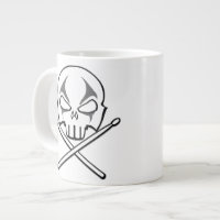 Rock & Roll Cup Lourds Drummer Metal Mugs & Tasses