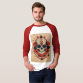 Rock & Roll Festival Skull T-shirt (Devant entier)