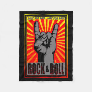 Rock & Roll Fleece Deken