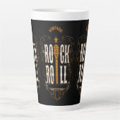 Rock & Roll Gold Latte Mok (Voorkant)