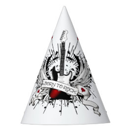 Rock & Roll Guitar Heavy Metal Band Music Musician Feesthoedjes