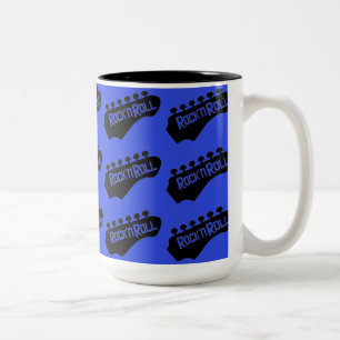 Rock & Roll Guitar Tweekleurige Koffiemok