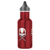 Rock & Roll Heavy Metal Drummer Waterfles (Links)