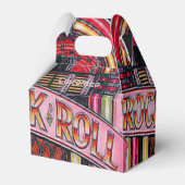 Rock & Roll Juke Box Retro Gable Favor Box Bedankdoosjes (Voorkant Zijde)