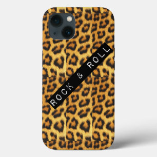 Rock & Roll Luipaardprint Hoesje voor Mobiele Tele iPhone 13 Hoesje