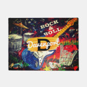 Rock- & Roll-monogram: Mat (Voorkant)