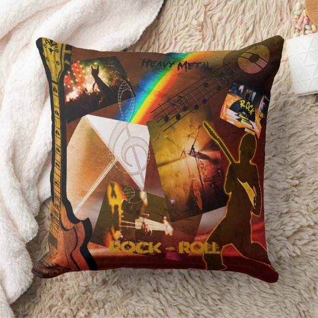 Rock & Roll Pillow Kussen (Deken)