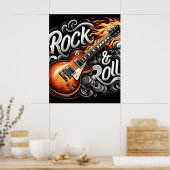 Rock & Roll Poster (Keuken)