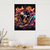 Rock & Roll Poster (Keuken)