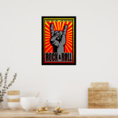 Rock & Roll Poster (Keuken)