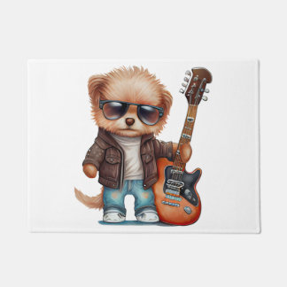 Rock Roll Puppy Dog (Twee) Deurmat
