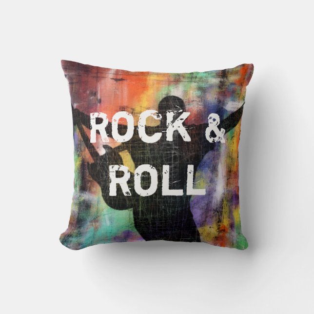 Rock & Roll Revolution Kussen (Voorkant)