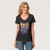 Rock & Roll | Rock n Roll Zwart T-shirt Design (Voorkant volledig)