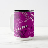 Rock & Roll Rock Star Coffee Mug Rose (Devant gauche)