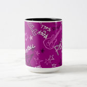 Rock & Roll Rock Star Coffee Mug Rose (Centre)