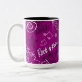 Rock & Roll Rock Star Coffee Mug Rose (Gauche)