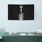 Rock & Roll Skeleton Guitar Music Lover Gift Spandoek (Beurs)