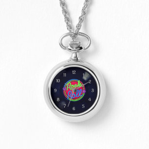 Rock & Roll Vinyl Horloge