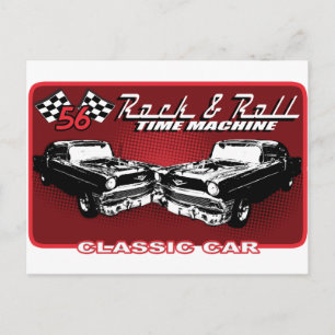 Rock- & Roltijdmachine Briefkaart
