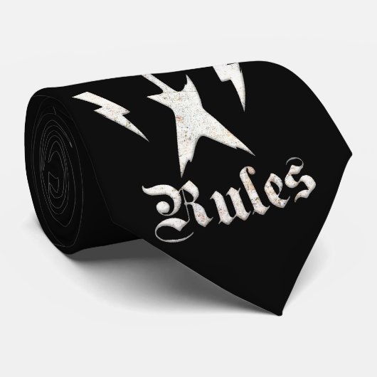 Rock Rules! Stropdas (Opgerold)