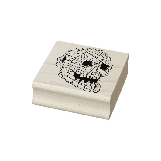 Rock schedel illustratie art stempel (Stempel)