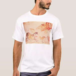 Rock-schilderij van paarden, c.17000 BC T-shirt