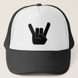 Rock Sign Trucker Hat Pet