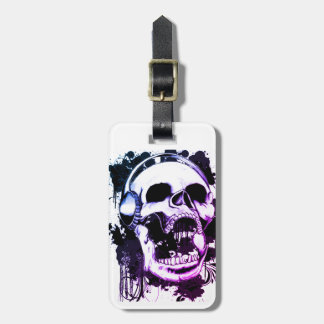 Rock Skull Bagagelabel