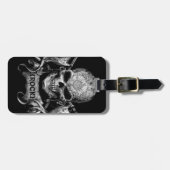 Rock Skull Bagagelabel (Voorkant horizontaal)