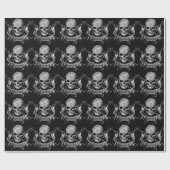 Rock Skull Cadeaupapier (Vlak)