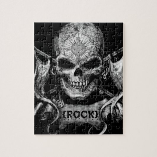 Rock Skull Legpuzzel (Verticaal)