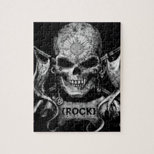 Rock Skull Legpuzzel (Verticaal)