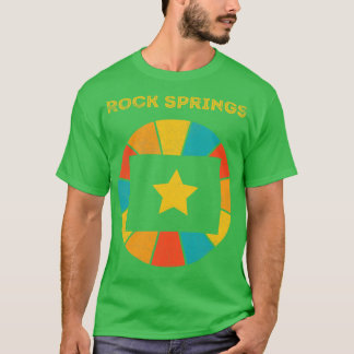 Rock Springs Wyoming  Verdrietig Souvenir 1 T-shirt