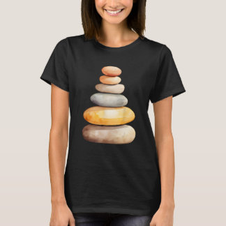 Rock Stacker Rock Balancing Rock Stack Cairn Rock T-shirt
