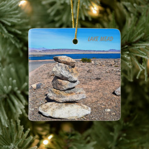 Rock Stacking Keramisch Ornament