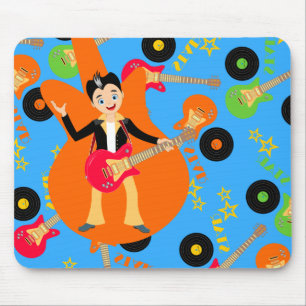 Rock Star Boy verjaarfeestje Muismat