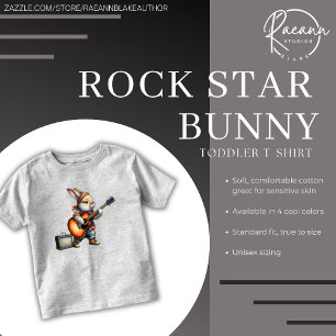 Rock Star Bunny Peuter T-Shirt