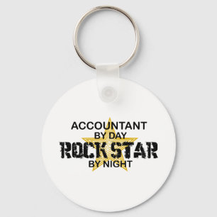 Rock Star by Night - Accountant Sleutelhanger