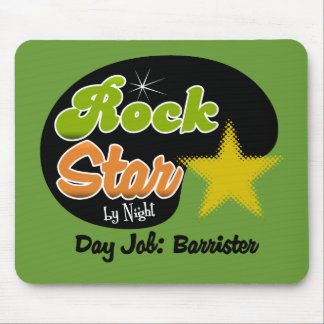 Rock Star by Night Day Job Barrister Muismat