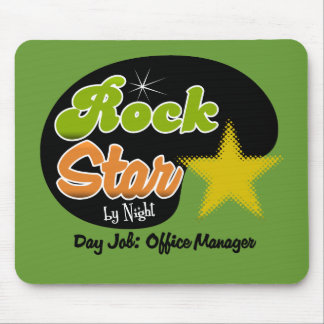 Rock Star by Night Day Job Office Manager Muismat