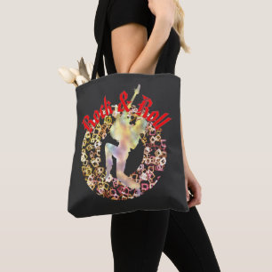 Rock Star Canvas tas - gitaar Silhouette Art